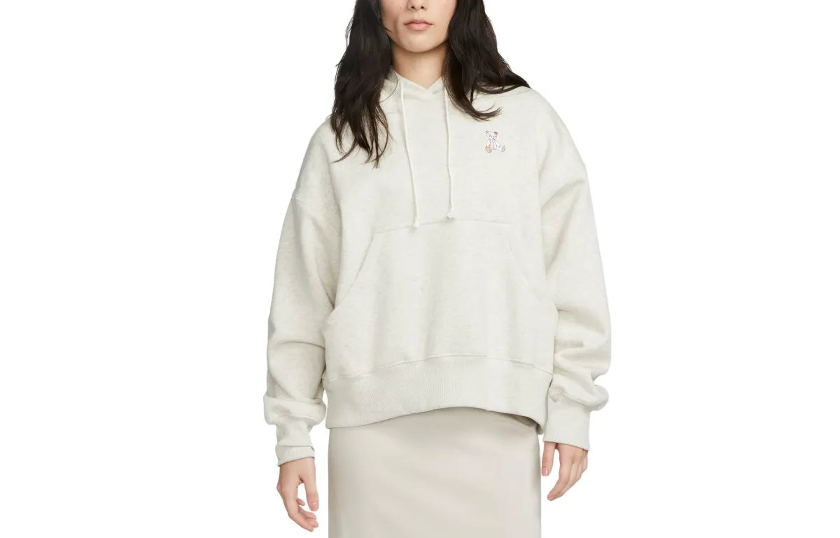 Nike Sportswear Sweatshirts Women's Colored Oat/Sail White/Turmeric Hooded Moderate Other
