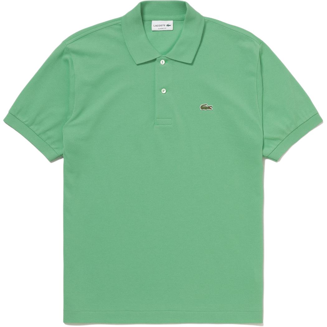 Мужская футболка-поло LACOSTE Cotton Polo (светло-зеленая)