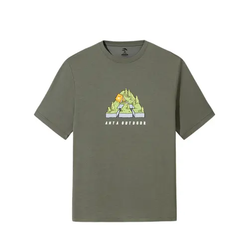 Anta Outdoor Collection T Shirt Men's Seaweed Green