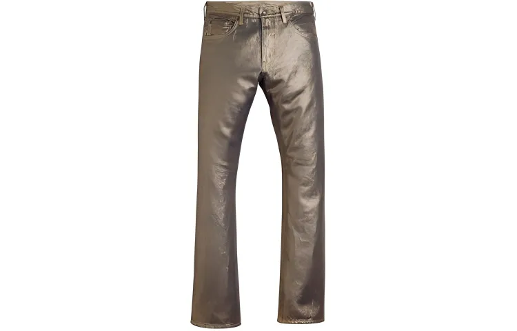 Levi's SS24 Casual Pants Men's Gold Moderate Straight Fit Pants