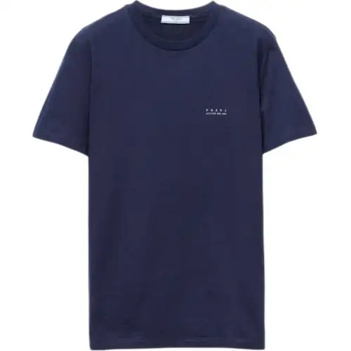 PRADA FW25 Regular T Shirt Women's Marine Blue