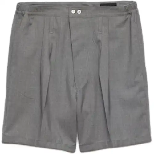 PRADA Casual Shorts Men's Gray Moderate