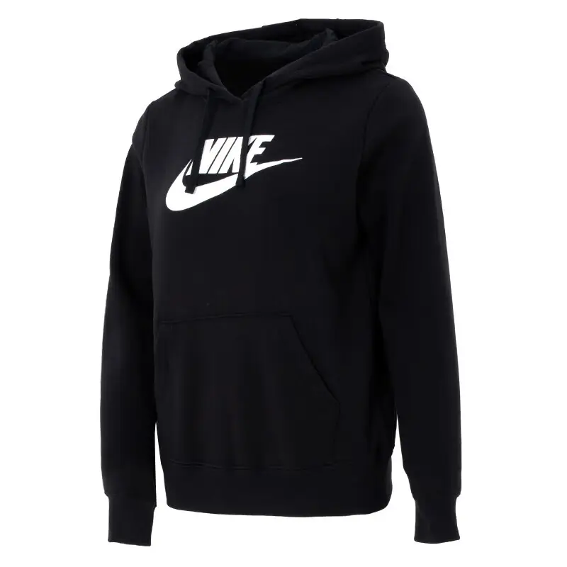 Nike Sweatshirts Women's Black Hooded Moderate Regular