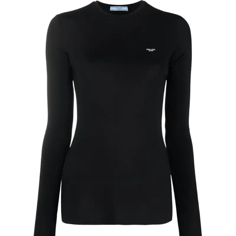 PRADA Knitwear Women's Black Crew Neck Moderate