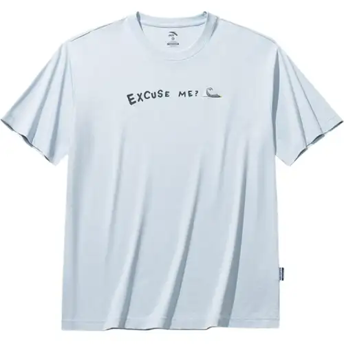 Anta x HAIBAOKANKAN,LIANMINGKUAN Lifestyle Collection Sports Lifestyle Collection T Shirt Unisex Light Bright Blue