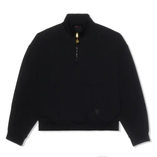 Jordan Flight Sweatshirts Women's Black Stand Collar Moderate Regular