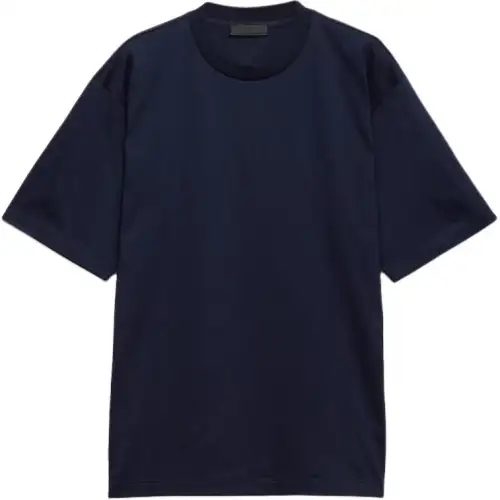 PRADA FW25 T Shirt Men's Marine Blue