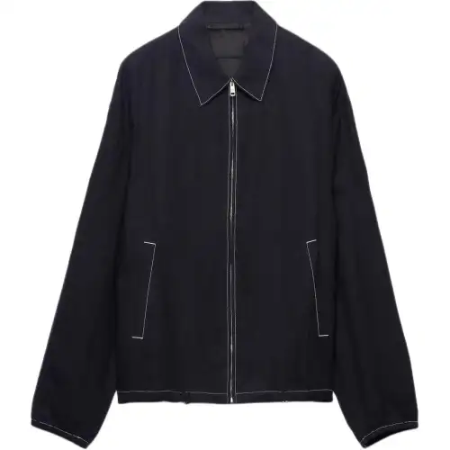 Prada cotton blouson jacket
