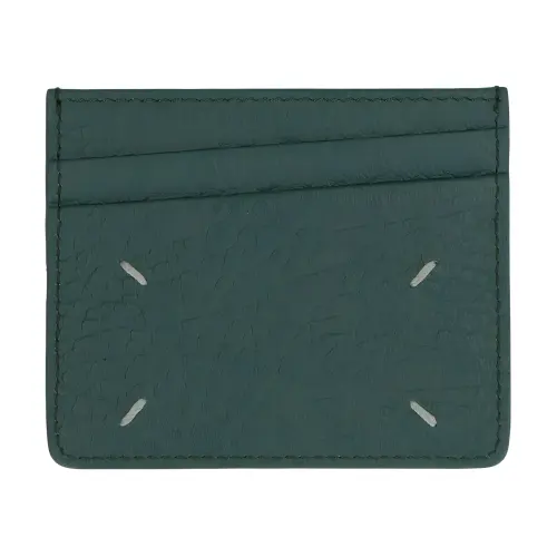 Maison Margiela Calfskin Wallet, Card Holder Men's Green