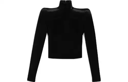 Balenciaga Round Shoulder Roll-neck Top