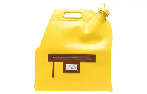 Maison Margiela PU Polyurethane Handbag Clutch Men's Yellow
