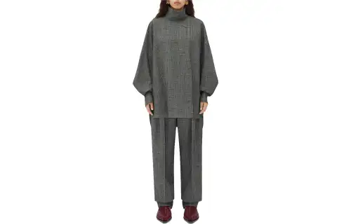 Bottega Veneta FW23 Sweatshirt Women's Gray Green