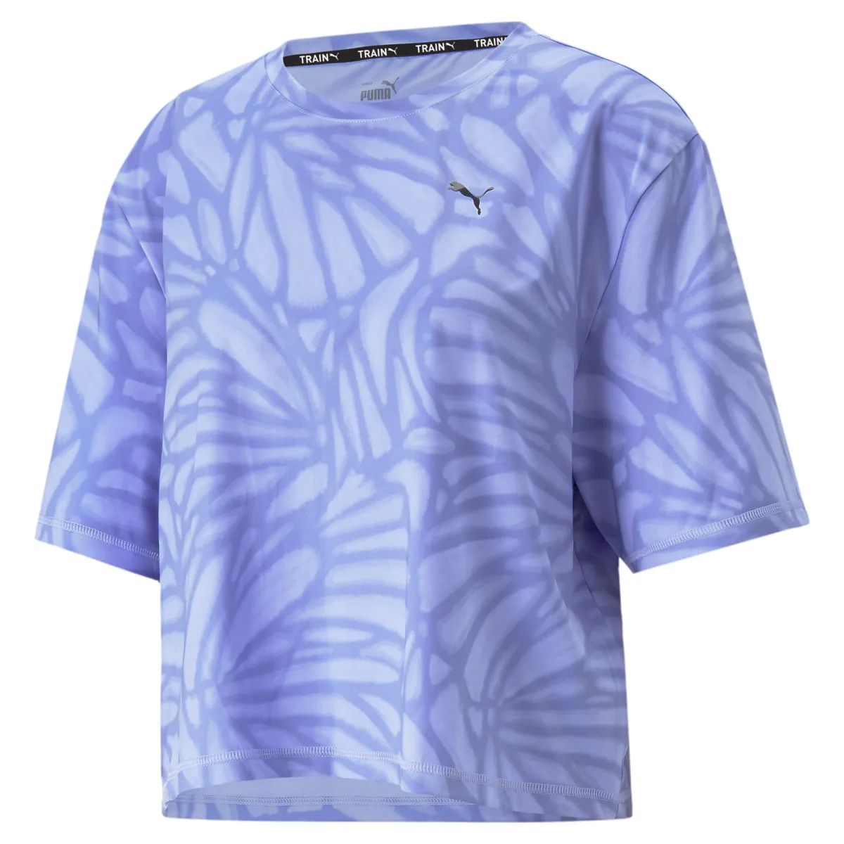 PUMA TRAIN FAV AOP T Shirt Women's Purple