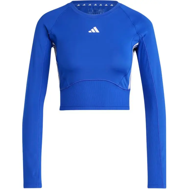Adidas Free Shipping With AdiClub Train Essentials Material Mix Long Sleeve Top