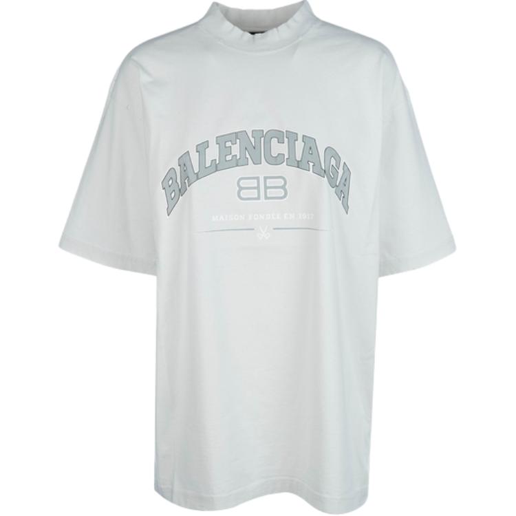 Женская футболка Balenciaga (серая)