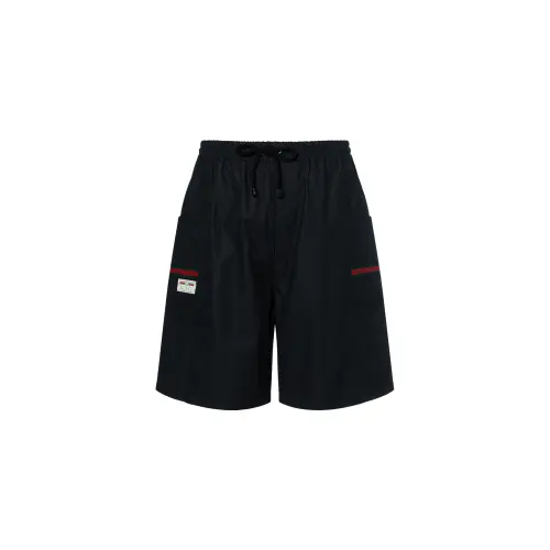 【Previous Season】Web-embellished knee-length shorts