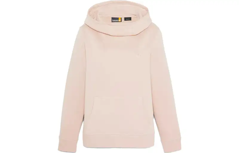 Timberland Sweatshirts Women's Pink Hooded Moderate Regular