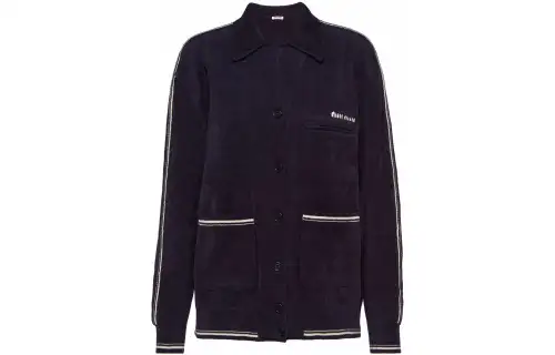 MIU MIU SS22 Jackets & Coats Women's Dark Blue