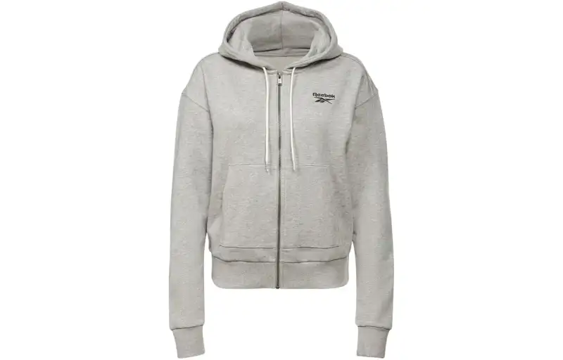 Reebok RI French Terry Full Zip Jackets & Coats Women's Gray