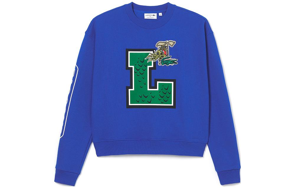 Женское худи LACOSTE (голубое)