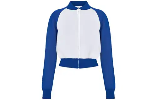 DIOR Quarterly New Products Jackets Women's Blue Square Collar Moderate Pilot