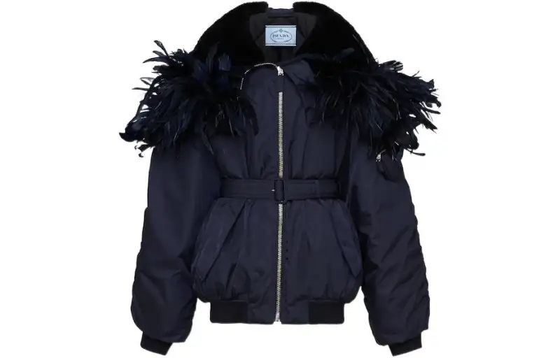 PRADA Jackets Women's Blue Moderate