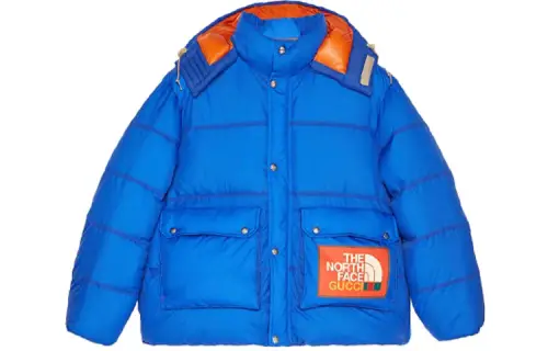 GUCCI X The North Face Padded Jacket Blue