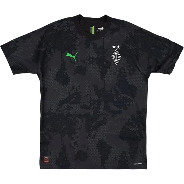 PUMA BorussiaULTRAWEAVE Soccer Jersey Men’s Black