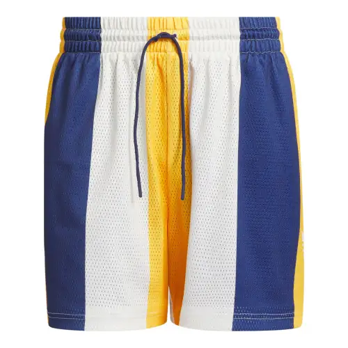 Adidas Originals SS25 BASKETBALL Casual Shorts Unisex Dark Blue/White/Yellow