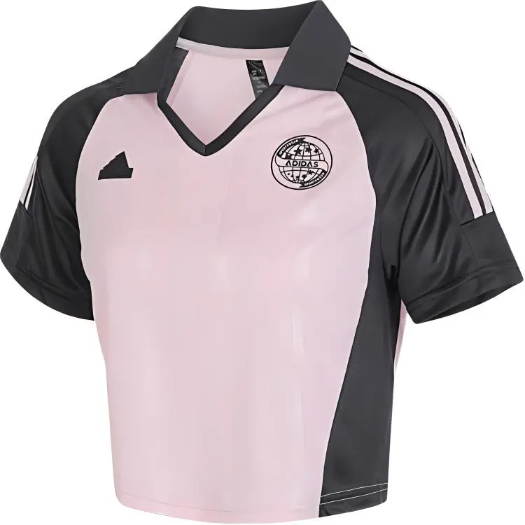 Adidas W TIRO TEE6 Polo Shirt Women's Pink