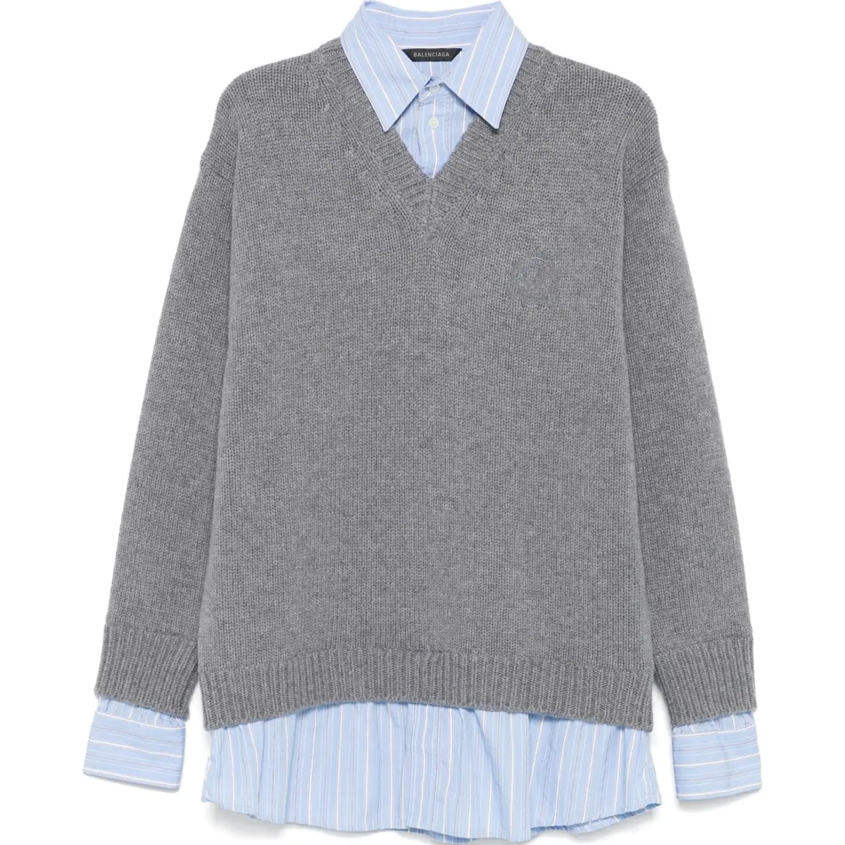 Balenciaga Layered Oversized Sweater