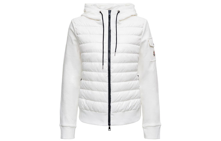 Женская куртка Moncler Maglia (белая)