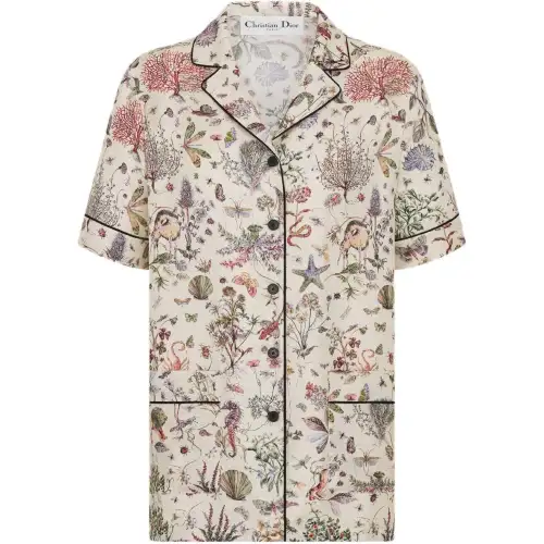 DIOR Shirts Women's Multicolor Lapel Moderate Other
