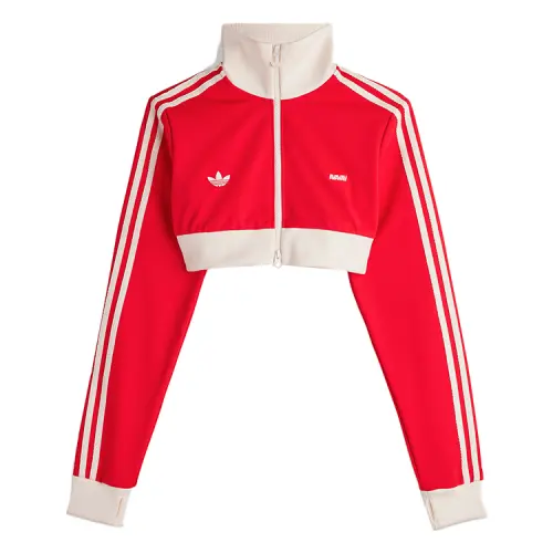 Adidas X Avavav Cropped Track Top 'Better Scarlet'