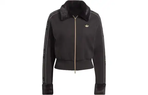 Adidas Originals RIB TT With FURSKI CHIC Jacket Women's Black