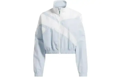 Reebok CYCLED Collection CLASSICS FRANCHISE TRACK JACK Jackets & Coats Women's Light Blue