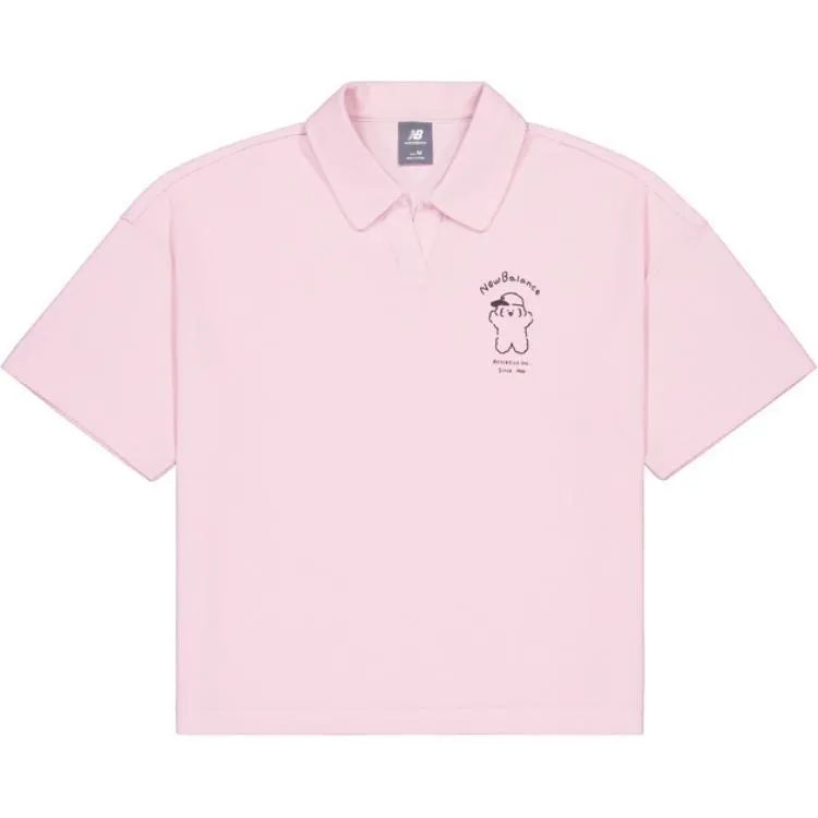 New Balance Polo Shirt Women's Pink