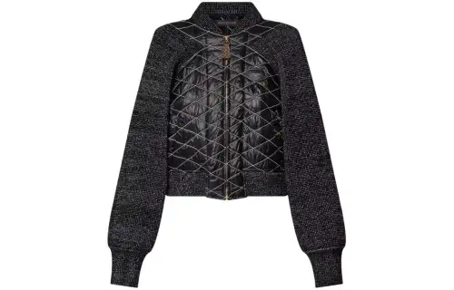 LOUIS VUITTON Quilted Malletage Bomber Jacket