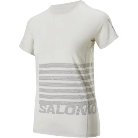 SALOMON SENSE AERO Quick Dry T Shirts Women's Earth Gray