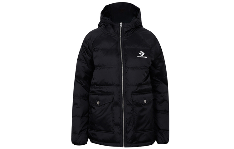 Женский пуховик Converse Quilted Down Jacket (черный)