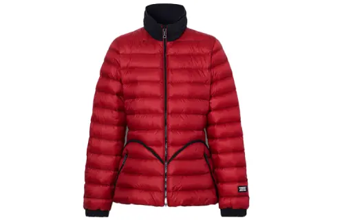 Burberry Down Jackets Women's Dark Red Stand Collar Moderate Other