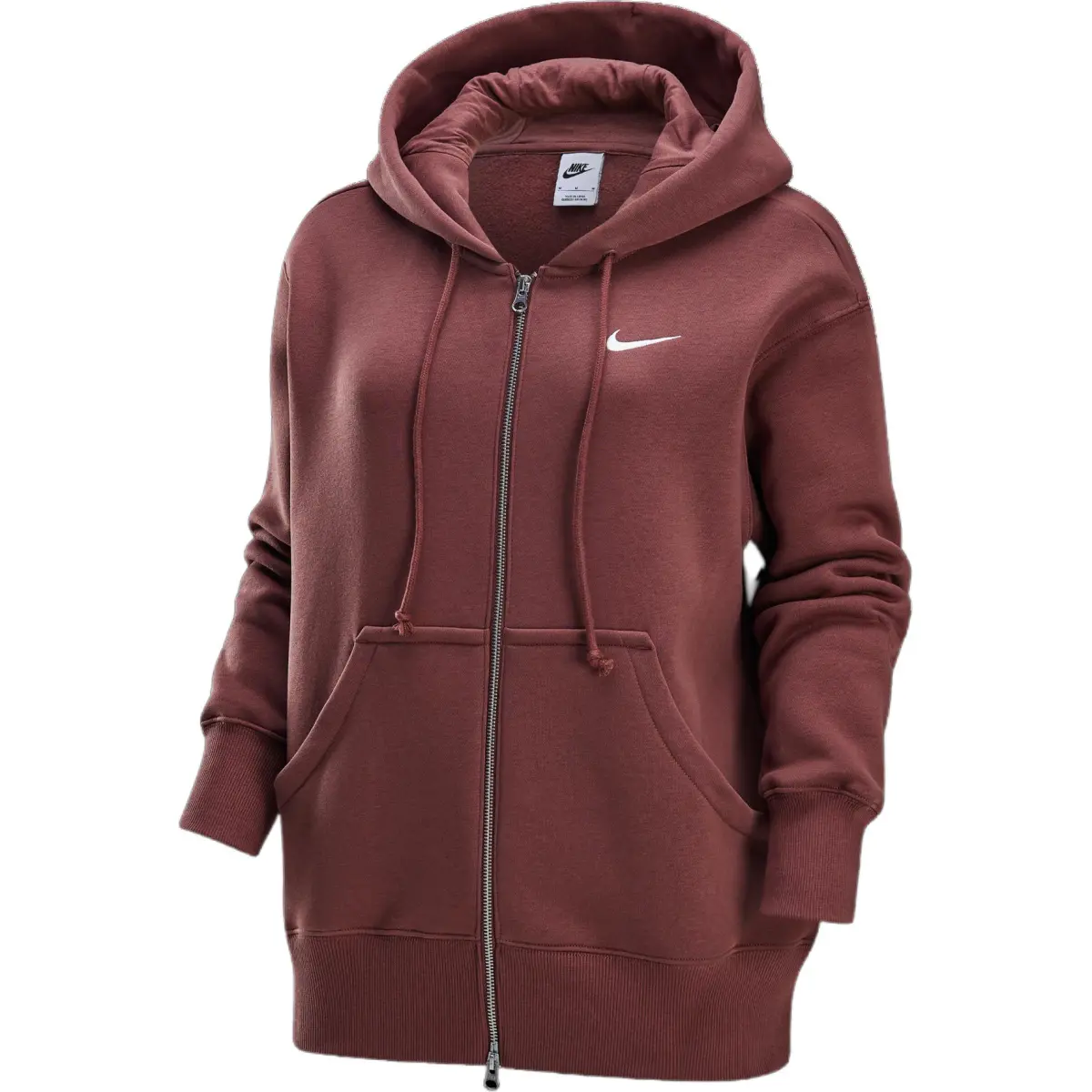 Nike Sportswear Phoenix FleeceSwoosh Sweatshirt Women's Red Brown/Sail White