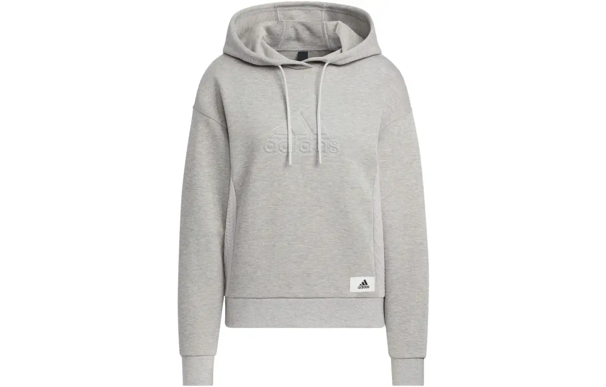 Adidas Lounge Hooded Sweatshirt Women's Gray