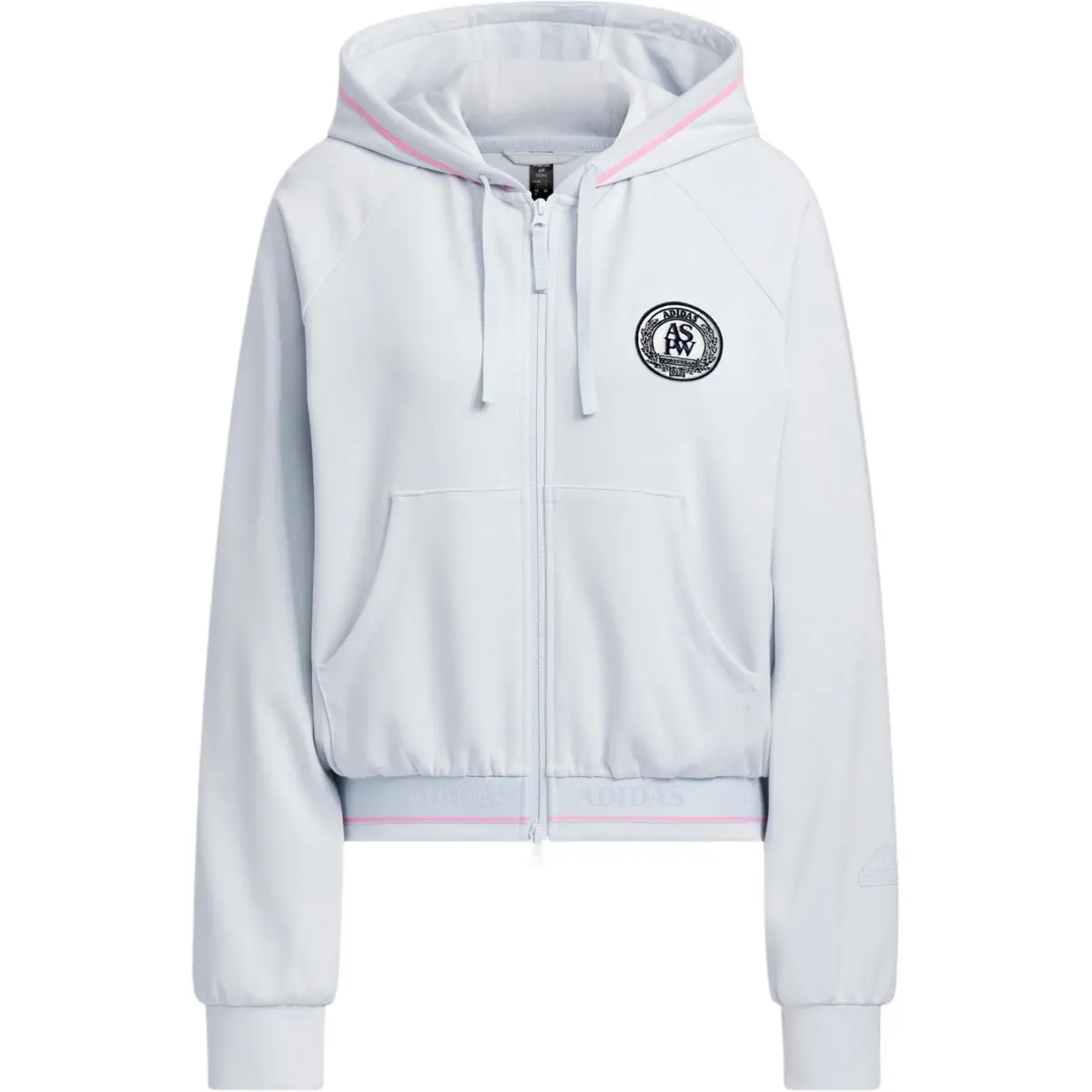Adidas Verbiage Crop Jacket Jackets & Coats Women's Light Blue
