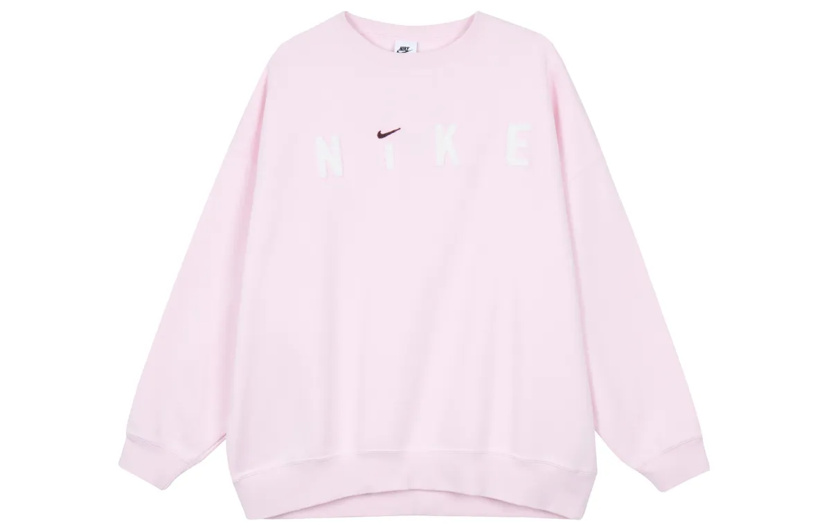 Nike AS W NSW COZY FLC OS CRW Sweatshirt Women's Pink