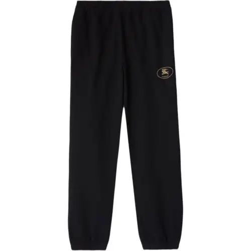 Burberry Knight Stamp cotton track pants