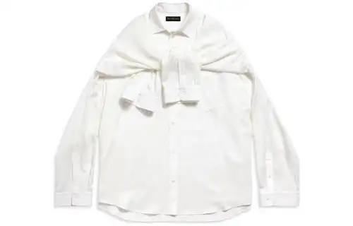 Balenciaga Shirt Loose Fit Women's White
