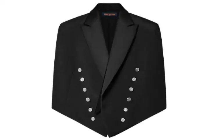 Lv Loose Collar Cape Sleeve Spencer Jacket