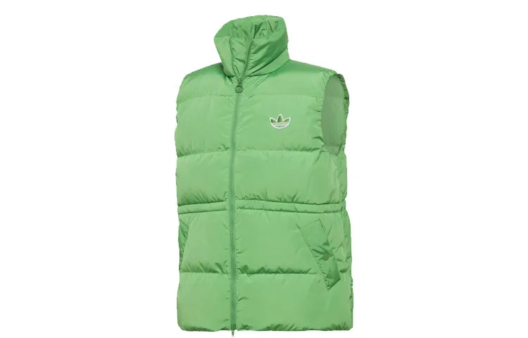 Adidas Originals Down Jackets Women's Green Stand Collar Moderate Other