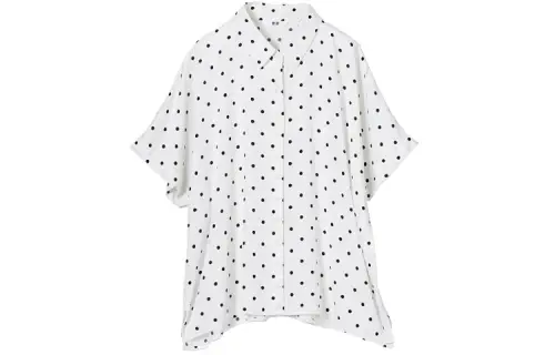 UNIQLO Shirts Women's Ivory Pointed Collar Moderate Shirt
